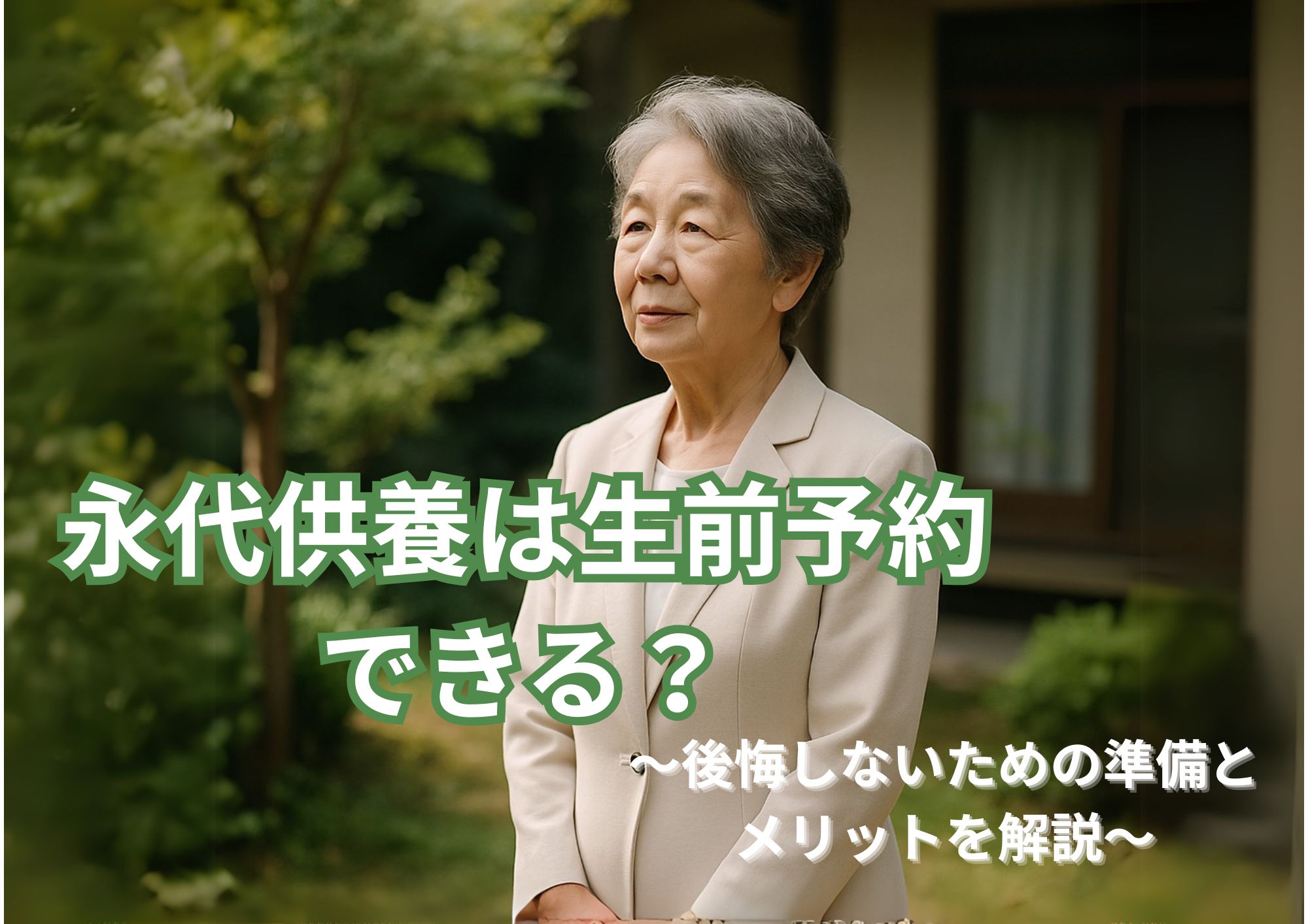 永代供養　生前予約
